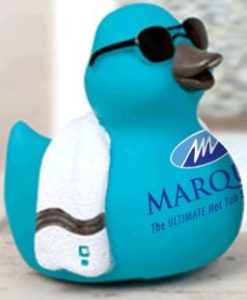 carl cannard rubber duck -blur rubber duck with sun glasses